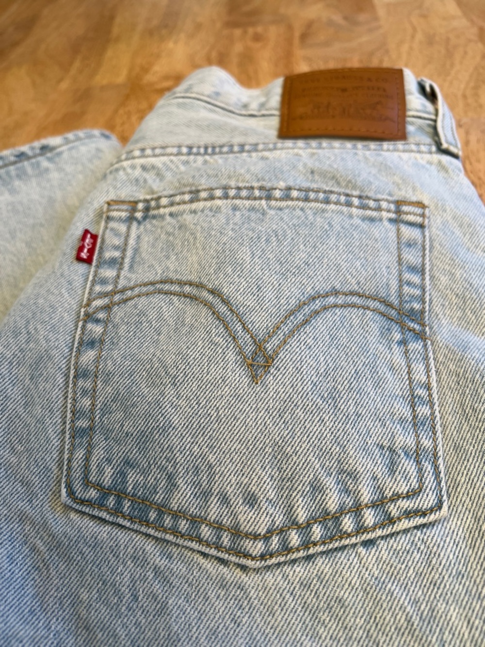 Levi's Ribcage Straight Ankle 100% Cotton Button-Fly women's size 31 - Picture 7 of 16